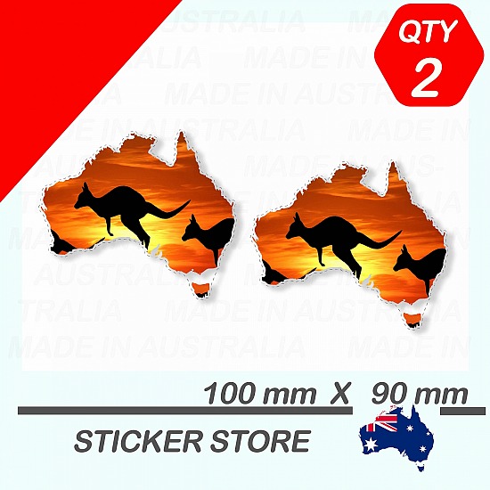 Australian Map x2